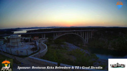 Skradin, řeka Krka, most A1