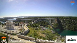 Skradin, řeka Krka, most A1