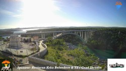Skradin, řeka Krka, most A1