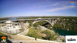 Skradin, řeka Krka, most A1