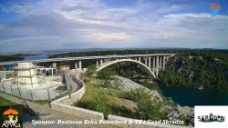 Skradin, řeka Krka, most A1