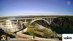 Skradin, řeka Krka, most A1