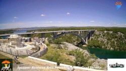 Skradin, řeka Krka, most A1