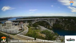 Skradin, řeka Krka, most A1