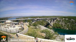 Skradin, řeka Krka, most A1