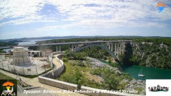 Skradin, řeka Krka, most A1