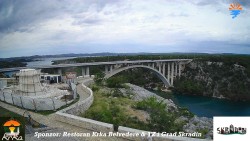 Skradin, řeka Krka, most A1