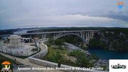 Skradin, řeka Krka, most A1