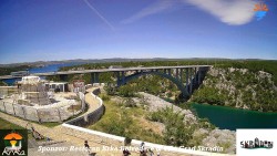 Skradin, řeka Krka, most A1