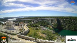 Skradin, řeka Krka, most A1