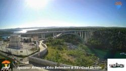 Skradin, řeka Krka, most A1