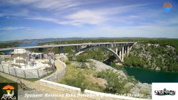 Skradin, řeka Krka, most A1
