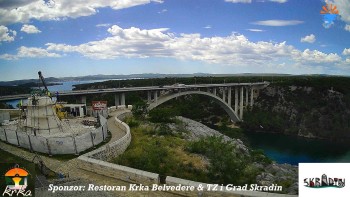 The town of Skradin