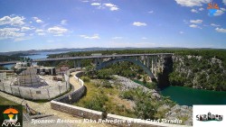 Skradin, řeka Krka, most A1
