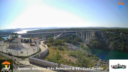 Skradin, řeka Krka, most A1