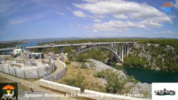 Skradin, řeka Krka, most A1