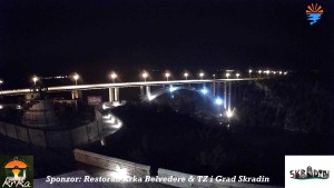 Miasto Skradin - Skradin, rzeka Krka, most na autostradzie A1 - 8.8.2026 v 01:45 Miasto Skradin - Skradin, rzeka Krka, most na autostradzie A1 - 8.8.2026 v 01:45