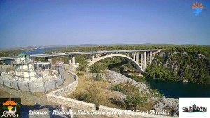 Miasto Skradin - Skradin, rzeka Krka, most na autostradzie A1 - 8.8.2026 v 08:45 Miasto Skradin - Skradin, rzeka Krka, most na autostradzie A1 - 8.8.2026 v 08:45