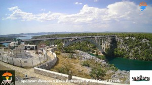 Miasto Skradin - Skradin, rzeka Krka, most na autostradzie A1 - 8.8.2026 v 14:45 Miasto Skradin - Skradin, rzeka Krka, most na autostradzie A1 - 8.8.2026 v 14:45