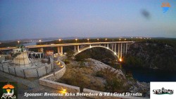 Skradin, řeka Krka, most A1