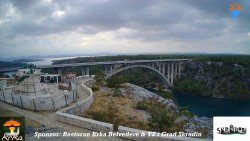 Skradin, řeka Krka, most A1