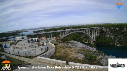 Skradin, řeka Krka, most A1