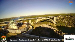 Skradin, řeka Krka, most A1
