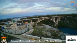 Skradin, řeka Krka, most A1