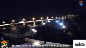 Die Stadt Skradin - Skradin, Fluss Krka, A1-Brücke - 30.10.2026 v 00:45 Die Stadt Skradin - Skradin, Fluss Krka, A1-Brücke - 30.10.2026 v 00:45