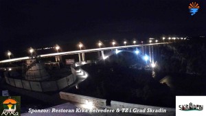 Die Stadt Skradin - Skradin, Fluss Krka, A1-Brücke - 30.10.2026 v 02:45 Die Stadt Skradin - Skradin, Fluss Krka, A1-Brücke - 30.10.2026 v 02:45