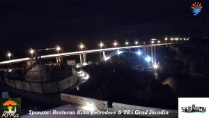 Die Stadt Skradin - Skradin, Fluss Krka, A1-Brücke - 30.10.2026 v 03:45 Die Stadt Skradin - Skradin, Fluss Krka, A1-Brücke - 30.10.2026 v 03:45