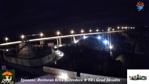 Die Stadt Skradin - Skradin, Fluss Krka, A1-Brücke - 30.10.2026 v 04:45 Die Stadt Skradin - Skradin, Fluss Krka, A1-Brücke - 30.10.2026 v 04:45