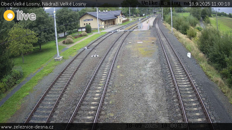 Obec Velké Losiny - Nádraží Velké Losiny - 18.9.2025 v 11:00