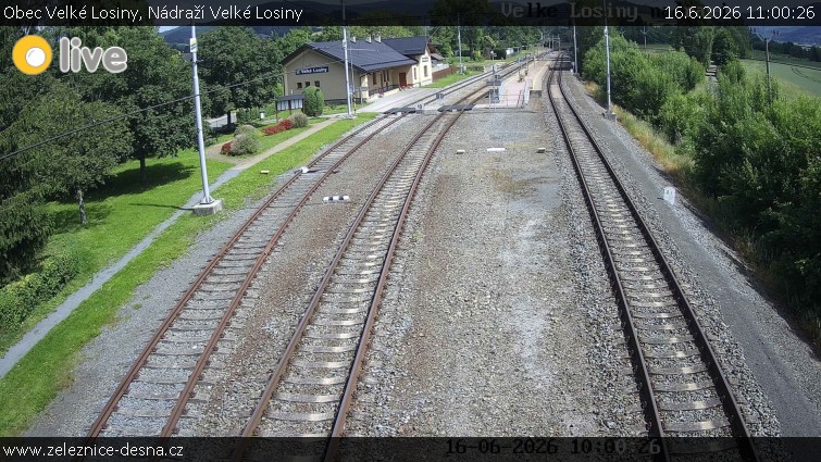 Obec Velké Losiny - Nádraží Velké Losiny - 16.6.2026 v 11:00