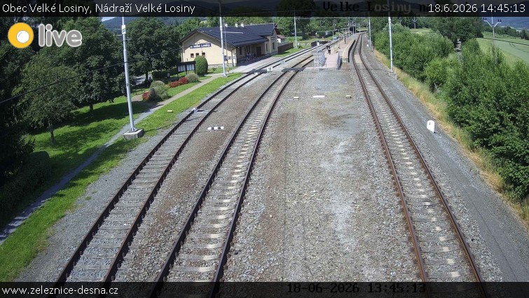 Gemeinde Velké Losiny - Bahnhof Velké Losiny - 18.6.2026 v 14:45