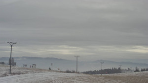 Skiareál Troják - Troják, Maruška - panorama 2 - 4.2.2026 v 15:33