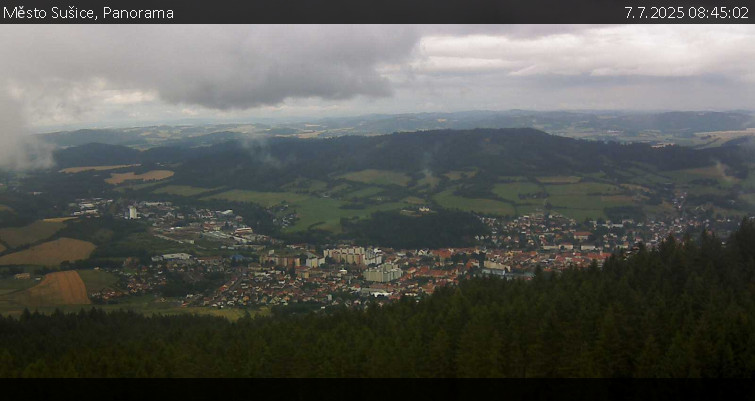 Město Sušice - Panorama - 7.7.2025 v 08:45 Město Sušice - Panorama - 7.7.2025 v 08:45