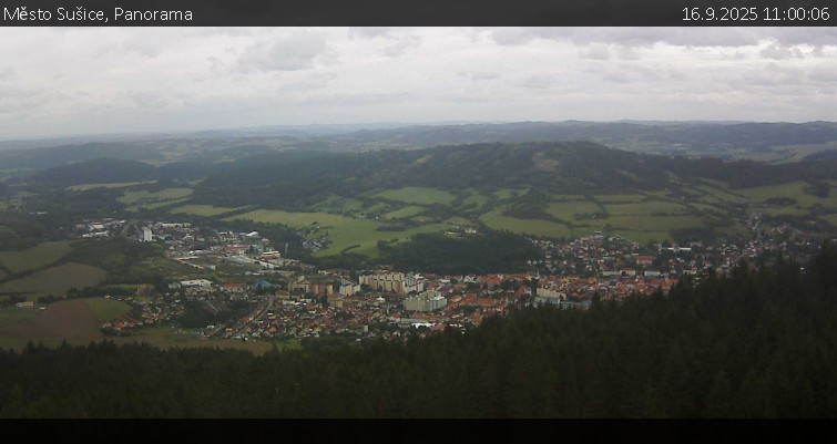 Město Sušice - Panorama - 16.9.2025 v 11:00