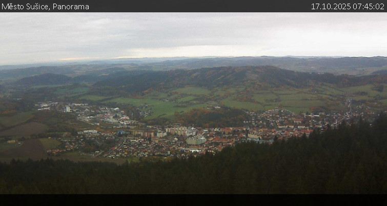 Město Sušice - Panorama - 17.10.2025 v 07:45 Město Sušice - Panorama - 17.10.2025 v 07:45