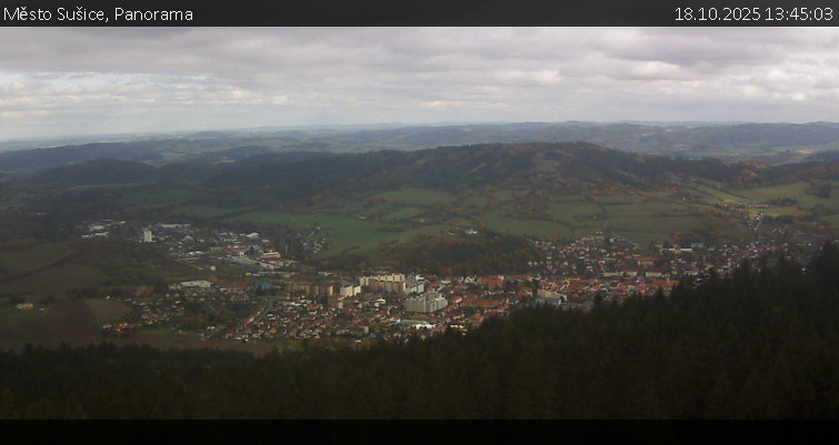 Město Sušice - Panorama - 18.10.2025 v 13:45 Město Sušice - Panorama - 18.10.2025 v 13:45