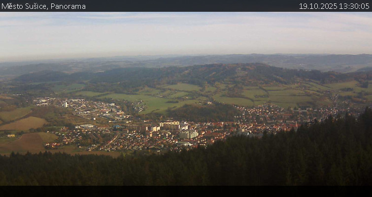 Město Sušice - Panorama - 19.10.2025 v 13:30 Město Sušice - Panorama - 19.10.2025 v 13:30