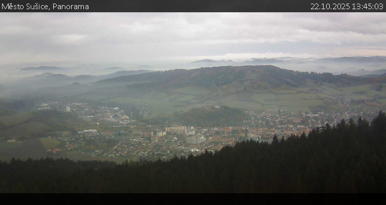 Město Sušice - Panorama - 22.10.2025 v 13:45 Město Sušice - Panorama - 22.10.2025 v 13:45