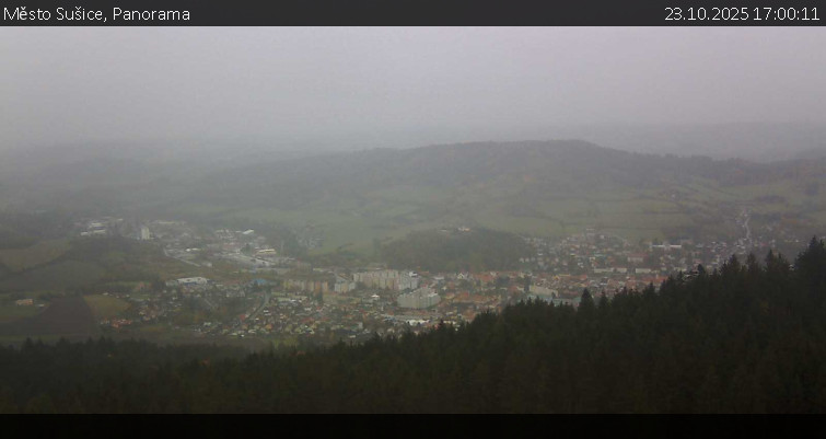 Město Sušice - Panorama - 23.10.2025 v 17:00 Město Sušice - Panorama - 23.10.2025 v 17:00