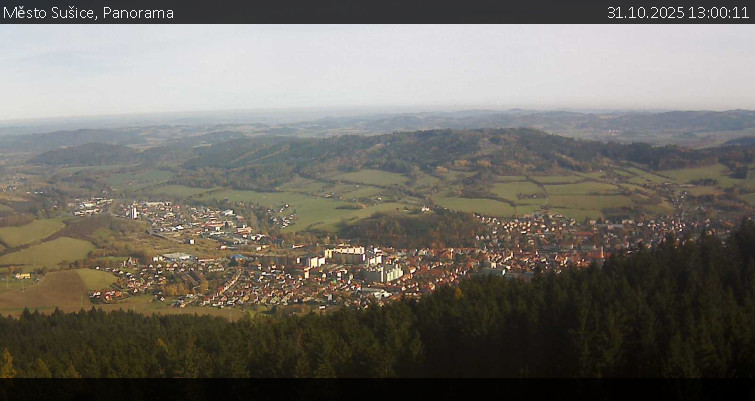 Město Sušice - Panorama - 31.10.2025 v 13:00 Město Sušice - Panorama - 31.10.2025 v 13:00