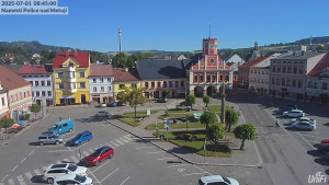 Město Police nad Metují - Masarykovo náměstí - 1.7.2025 v 08:45