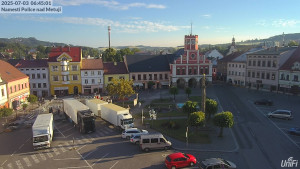 Město Police nad Metují - Masarykovo náměstí - 3.7.2025 v 06:45