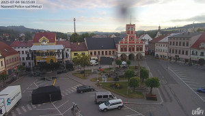Město Police nad Metují - Masarykovo náměstí - 4.7.2025 v 06:15