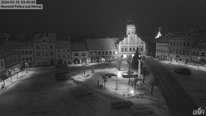 Město Police nad Metují - Masarykovo náměstí - 31.1.2026 v 03:45