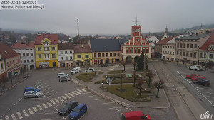 Město Police nad Metují - Masarykovo náměstí - 14.2.2026 v 12:45
