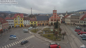Město Police nad Metují - Masarykovo náměstí - 14.2.2026 v 15:45